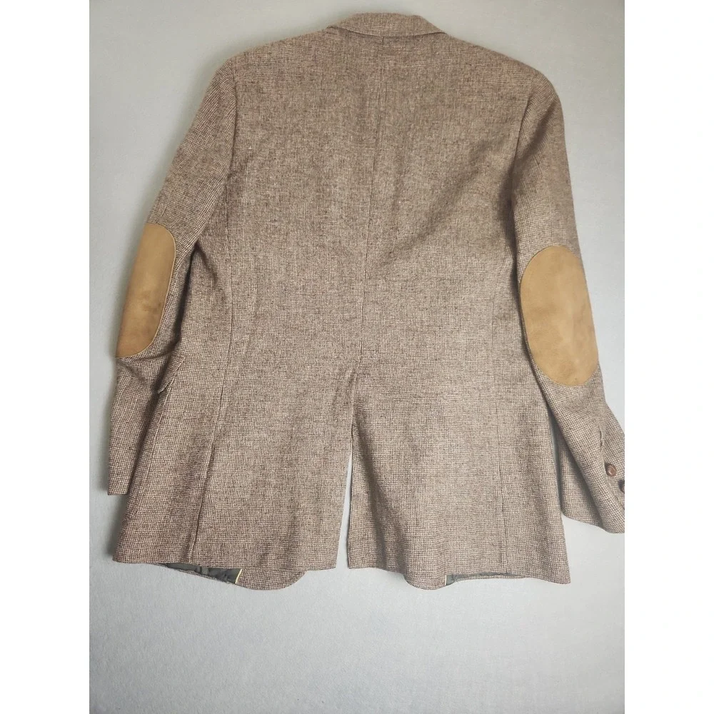 Vintage Austin Reed Wool Blazer Elbow Pads Union Made In Usa